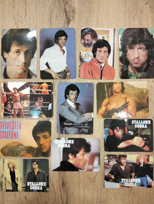 Antigos calendários Sylvester Stallone