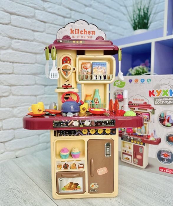 ‼️Акція‼️ Велика дитяча кухня 63-122см игровая кухня детская