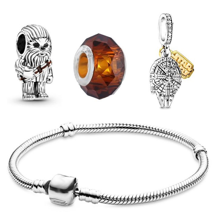 Bransoletka charms Star Wars Sokół Millennium Chewbacca