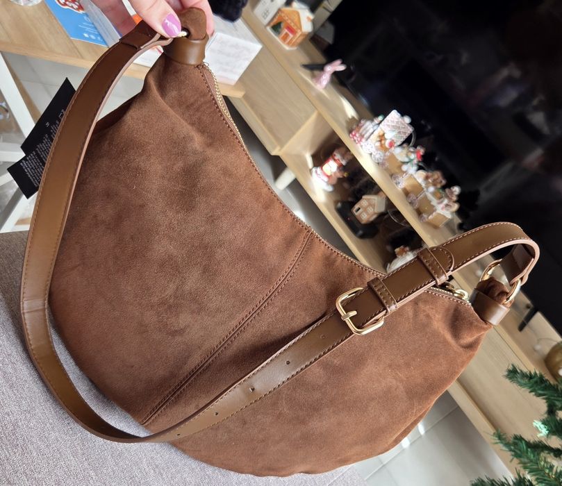 Mala/Bolsa Pele Genuína Stradivarius