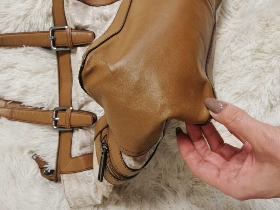 torebka Calvin Klein Jeans brąz torebka Shopper bag Calvin Klein Jeans