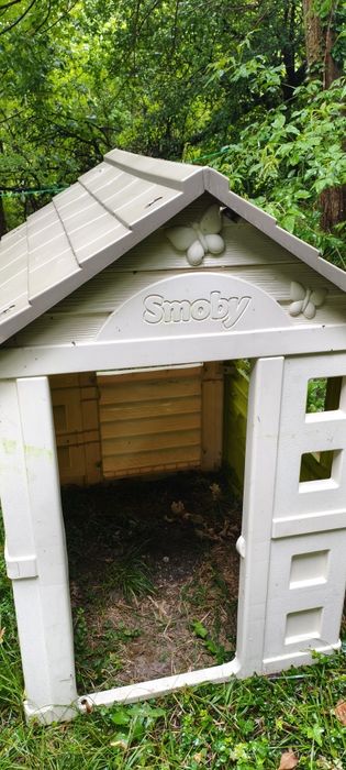Domek ogrodowy Smoby dla dzieci plastikowy – do ogrodu
