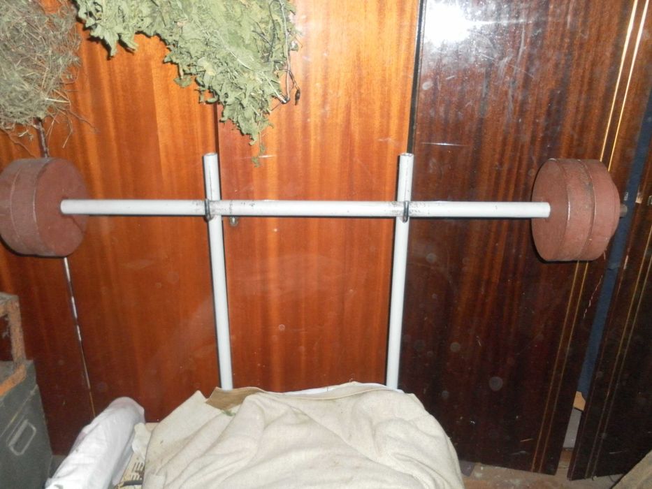 Штанга разборная 44 кг, тренажер для рук