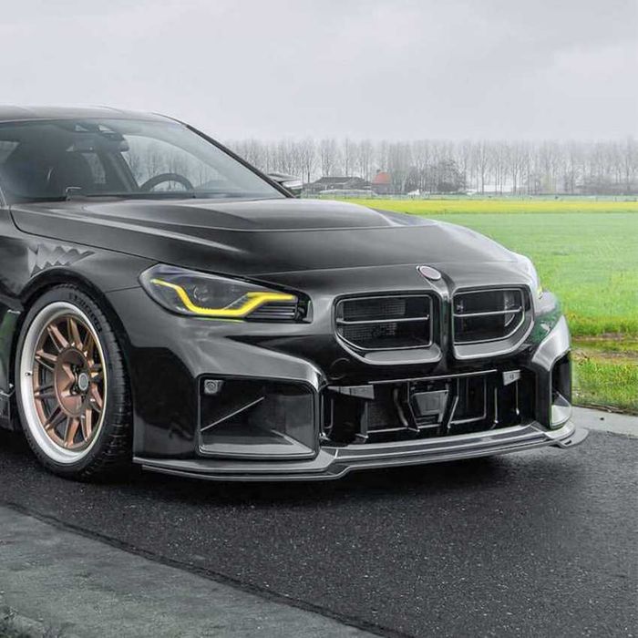 Сплітер губа бампера BMW G87 M2 накладка сплиттер диффузор спойлер