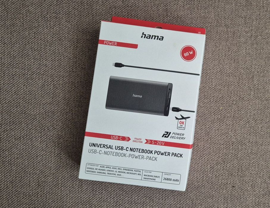 power bank УМБ Hama 26800 mAh 60Вт PD