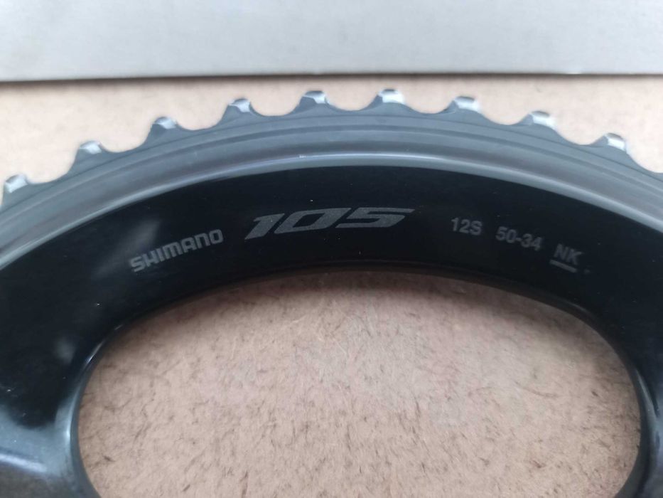 Conjunto pratos pedaleiro Shimano 105 dentes 50 34T