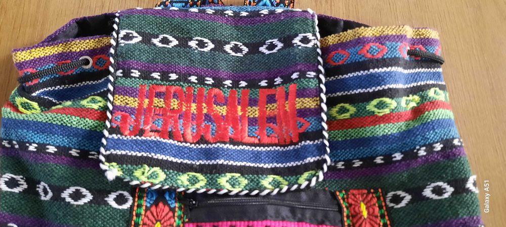 Plecak Bag Jerusalem Boho HandMade