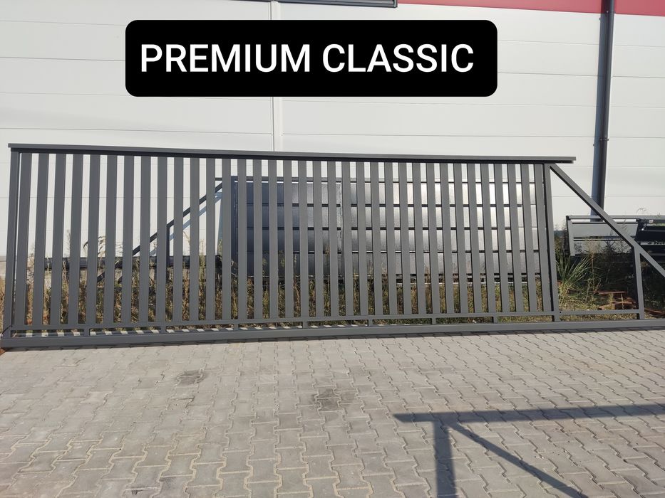 Brama przesuwna panelowa 4mx1,72m, ocynk ogniowy+RAL, inne modele