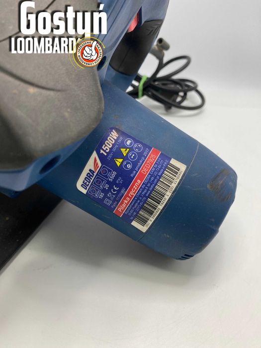 od Loombard Gostyń Pilarka Tarczowa 1500W 185MM DEDRA DED7925