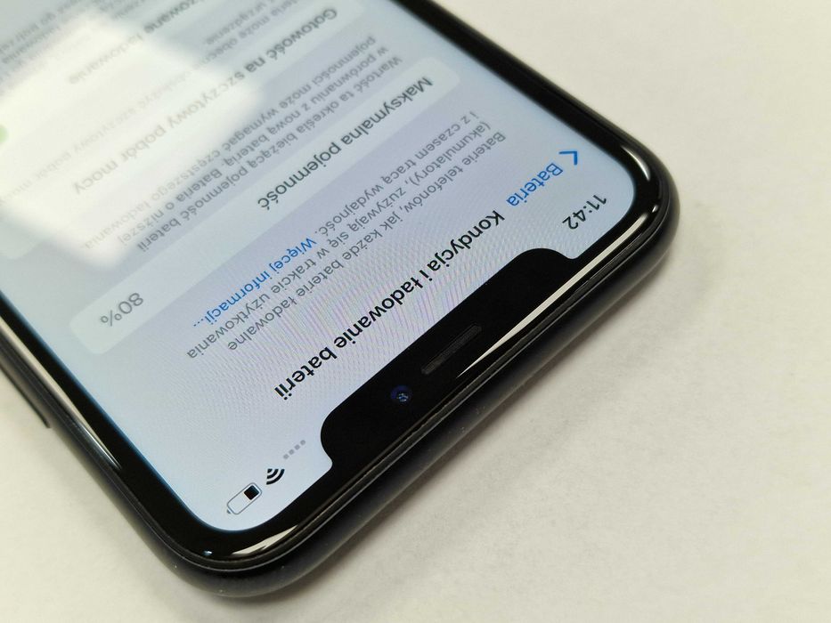 Iphone XR 64GB/ Black/ BAT 80%/ Grade A- + ładowarka/ Gwarancja