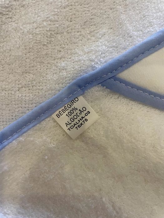 Conjunto toalha banho, fralda e babete BEBE menino - NOVO