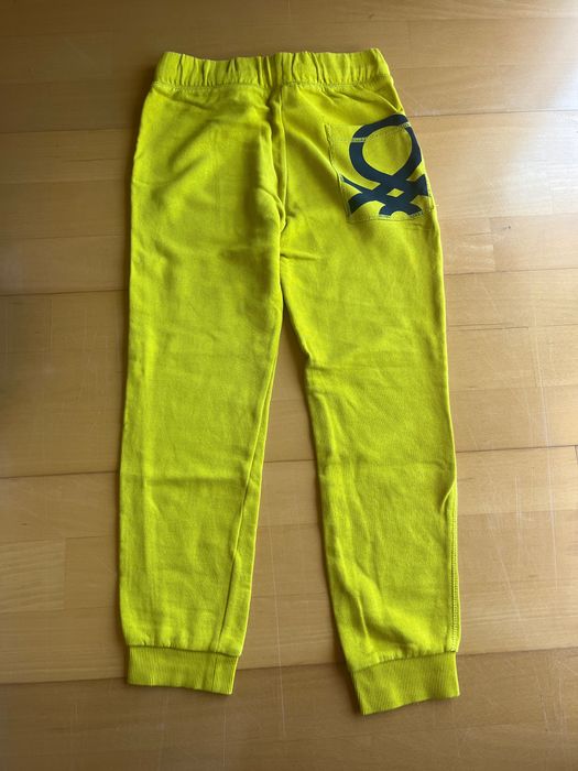 Calças Fato De Treino Amarelas BENNETON Rapaz