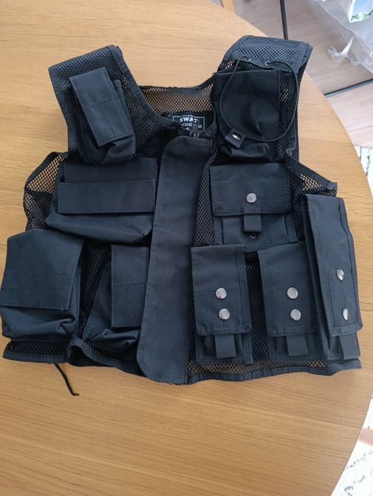 Texar Kamizelka Taktyczna Swat Black