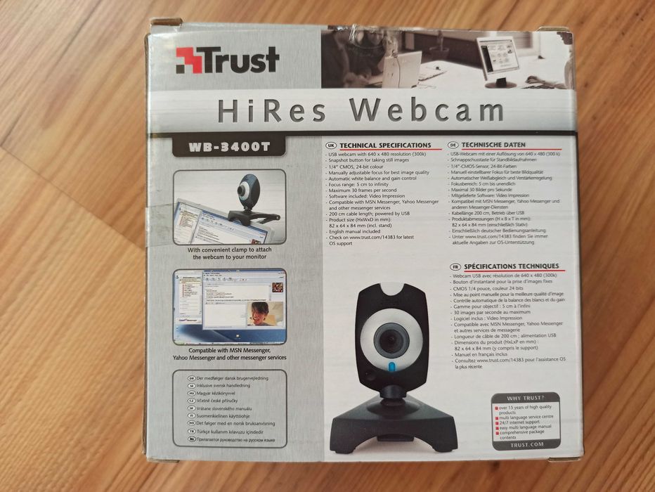 Kamera internetowa USB HiRes Webcam WB-3400T