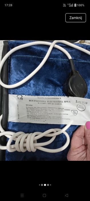 Poduszka  elektryczna  but Prl