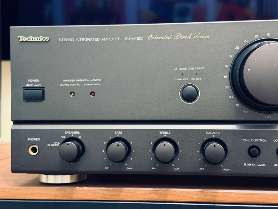 Technics SU-VX800 — японский флагман начала 90-х, Class AA + EDD + XLR + MM/MC, 17 кг, приехал из Германии | отличное состояние