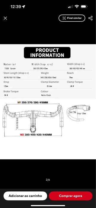 Guiador carbono integrado para Trek Madone gen 7