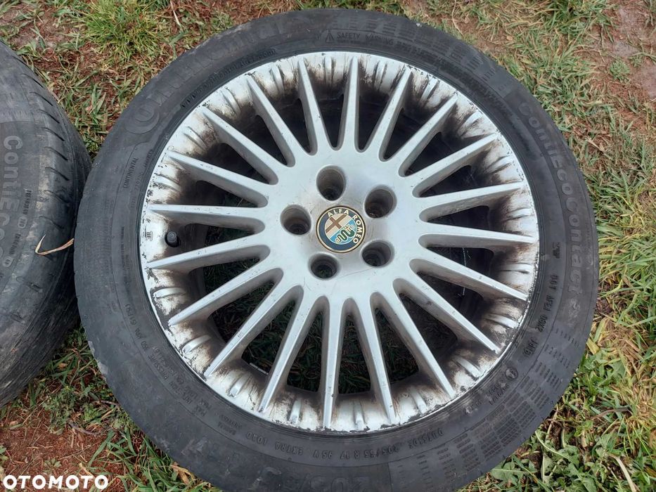 Koła, alufelgi 4 szt. Alfa 159 17 cali OE 5x110 7.5x17H2 ET 41