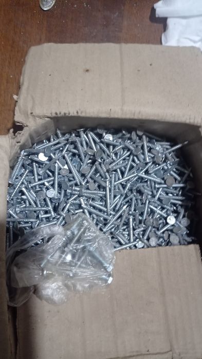 Цвях покровельний 5 кг новый, остатки