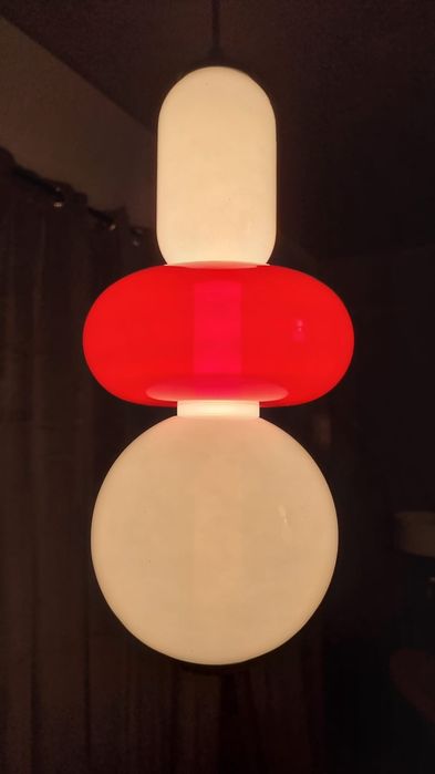 Trzy lampy inspirowane bomma pebbles