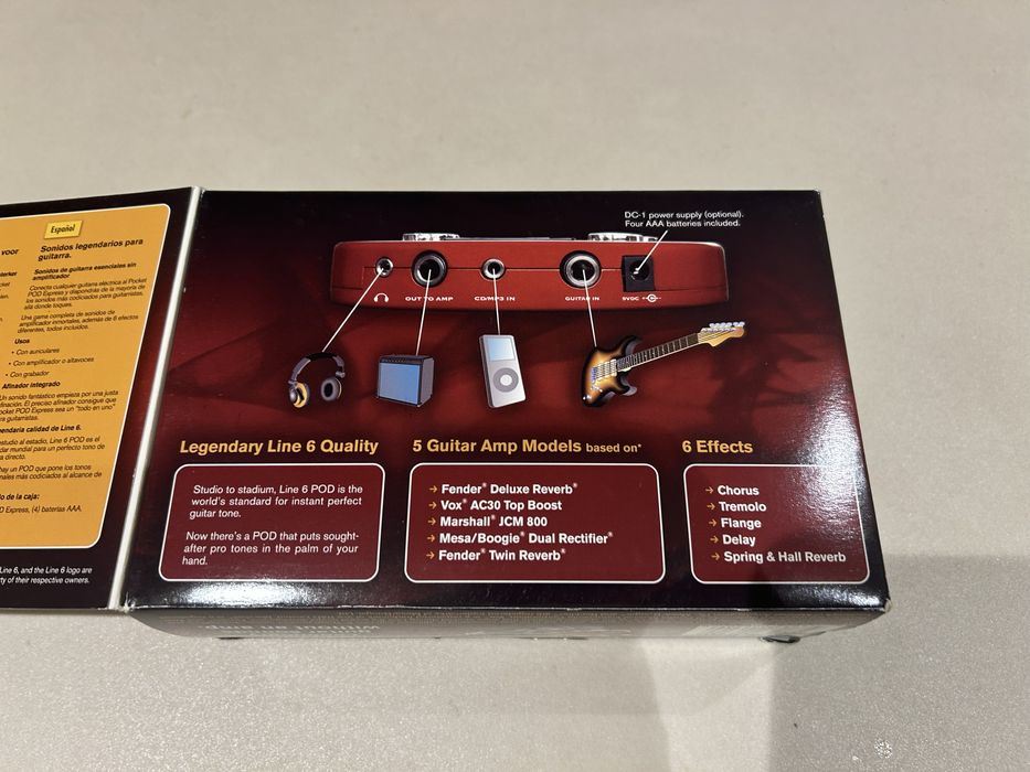 Pocket pod express line 6