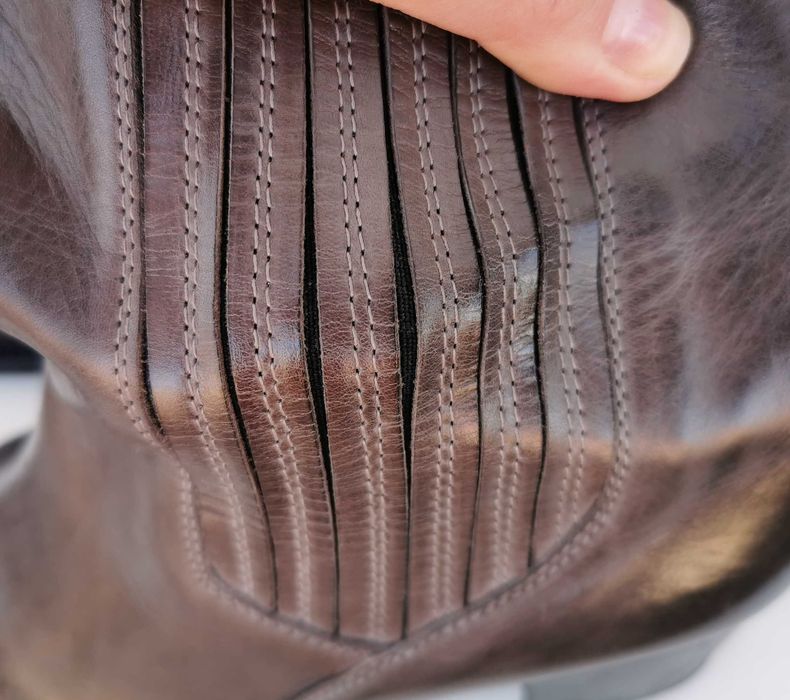 Кожаные ботинки полусапоги Navyboot 36 р. 24 см Оригинал Италия