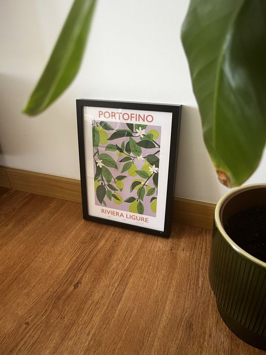 Quadro Portofino Moderno com Moldura