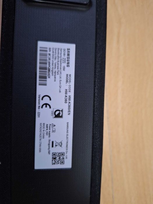 Soudbar Samsung HW-K360/EN