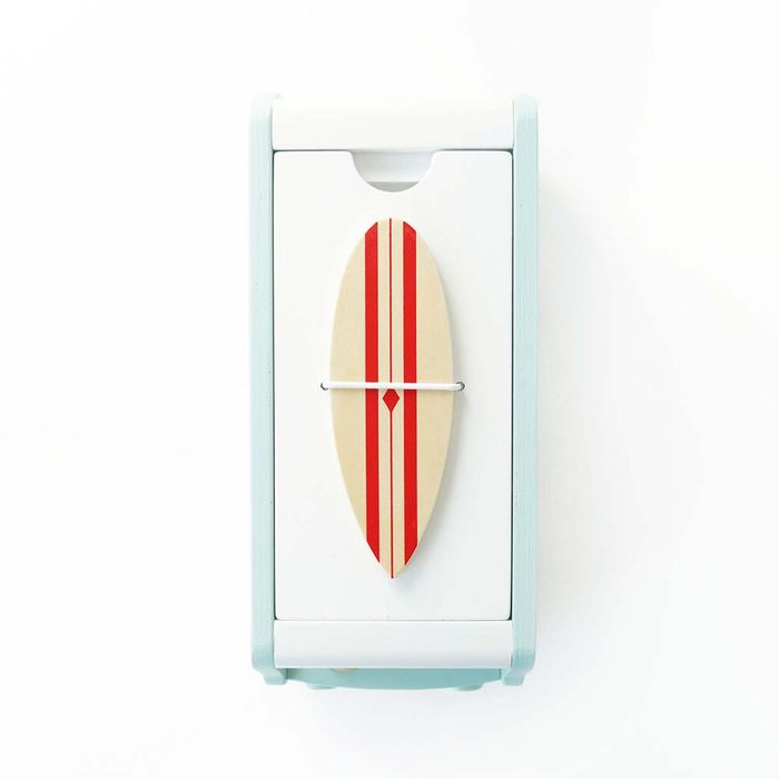 Drewniany kamper retro, wakacyjny samochód, Le Toy Van TV478c