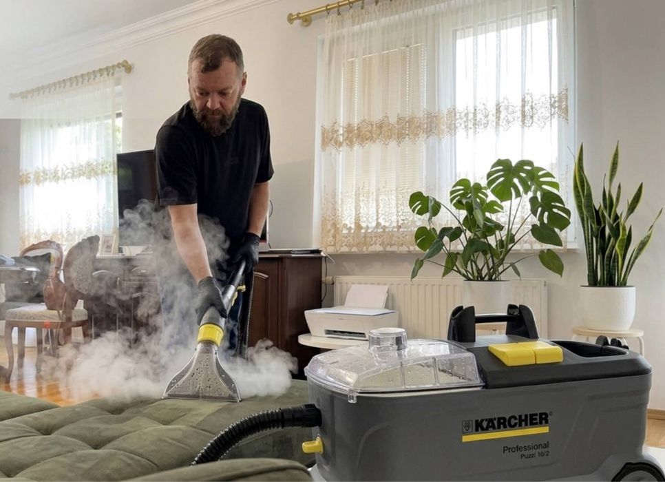 Specjalizacje:Czyszczenie mebli skorzanych, neutralizacja zapachów, Pranie dywanów syntetycznych, Pranie dywanów wełnianych, Usługi z dojazdem