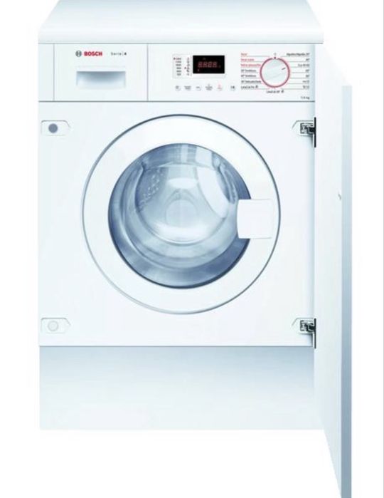 Máquina de Lavar e Secar Roupa Bosch Serie 4 Encastrável – Nova, Nunca Utilizada
