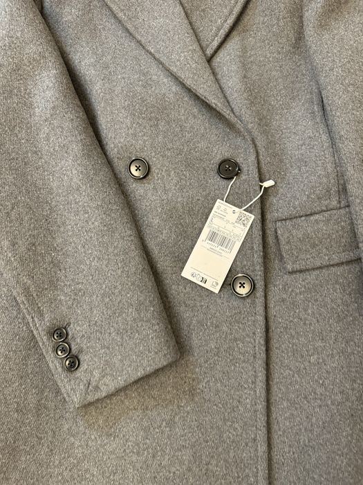 Пальто Mango сірий