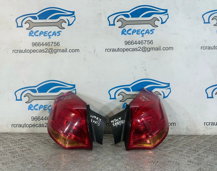 Conjunto Farolins Led Tras Traseiro Direito Esquerdo Original GM Opel
