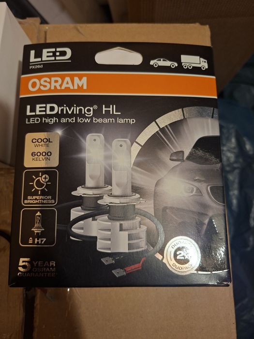 Żarówki LED H7 Osram LEDriving HL