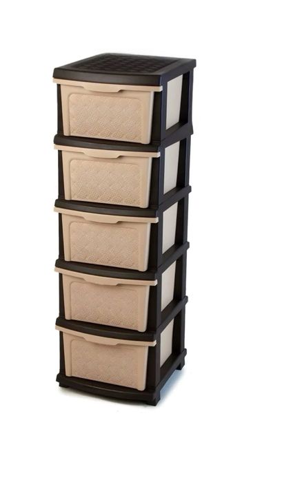 Комод пластиковий  на 5 ярусів