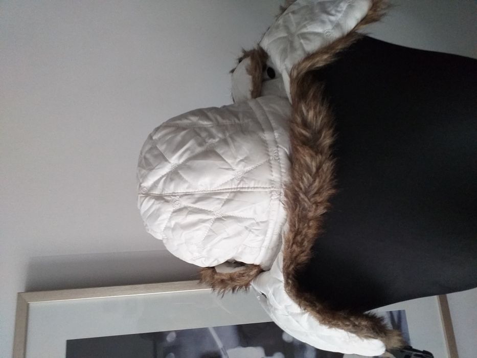 Czapka uszatka z futerkiem