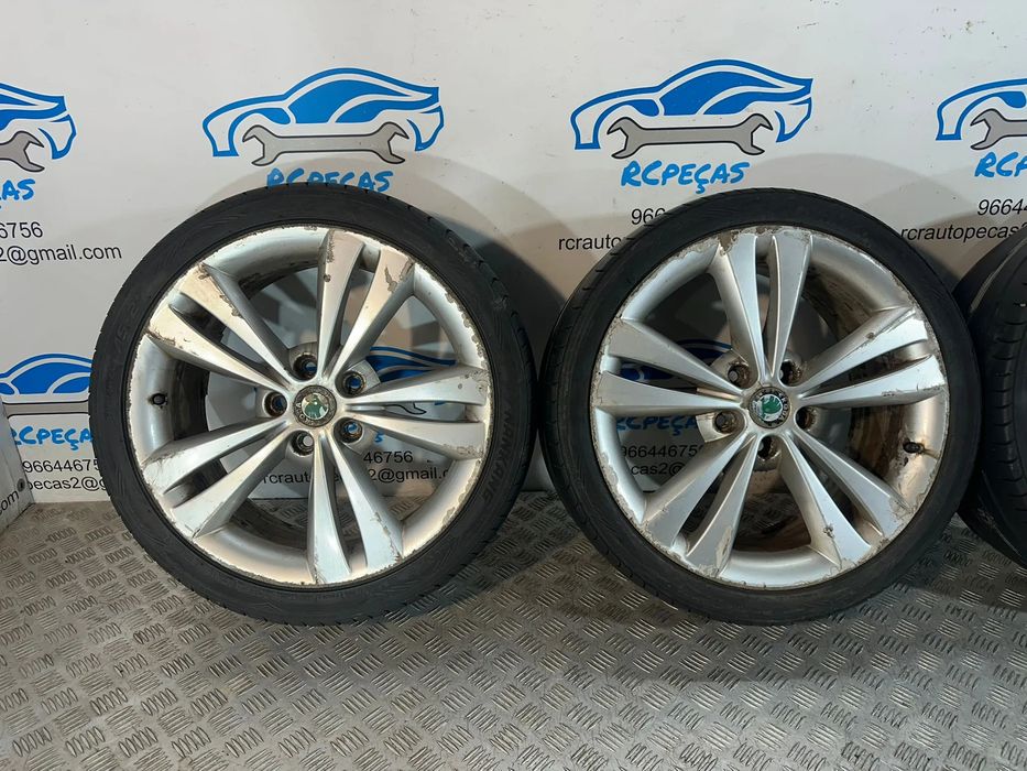 Conjunto Jantes 18 Originais Skoda 5×112 7.5J ET51 1Z0601025AD