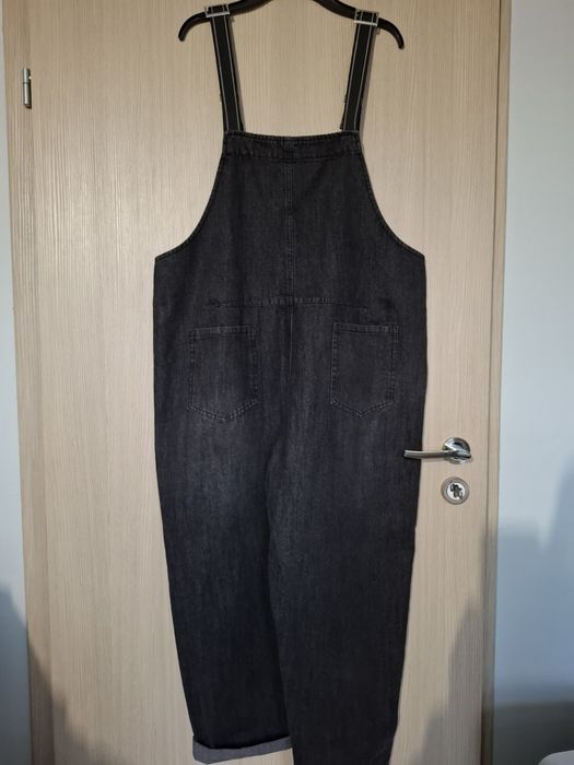 Nowe premium spodnie jeans ogrodniczki XL