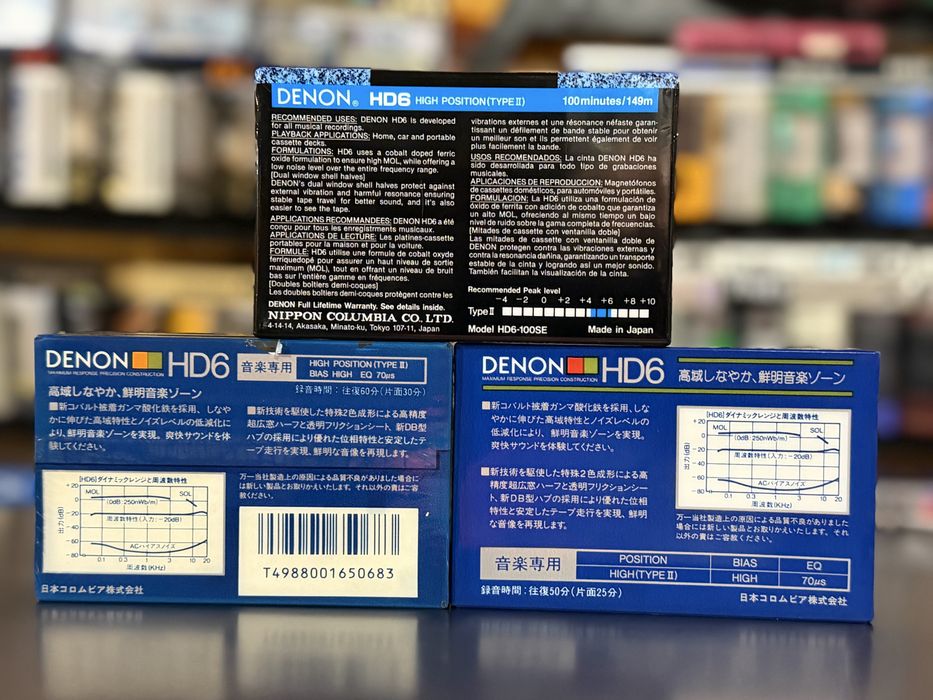 Продам аудио кассеты Denon