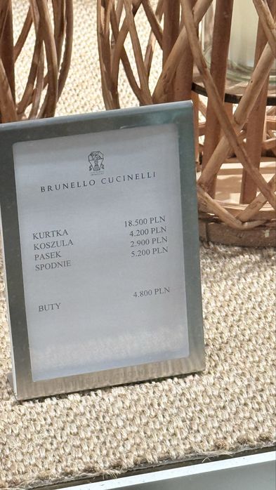 Nowe klapki Brunello Cucinelli