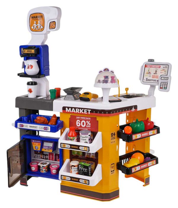 MEGA Supermarket Z Koszykiem + Akcesoria ZDZ.668-141