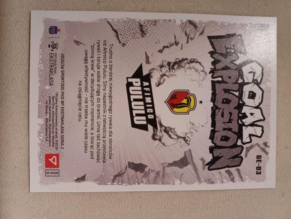 Karta Pululu numerowana 76/90