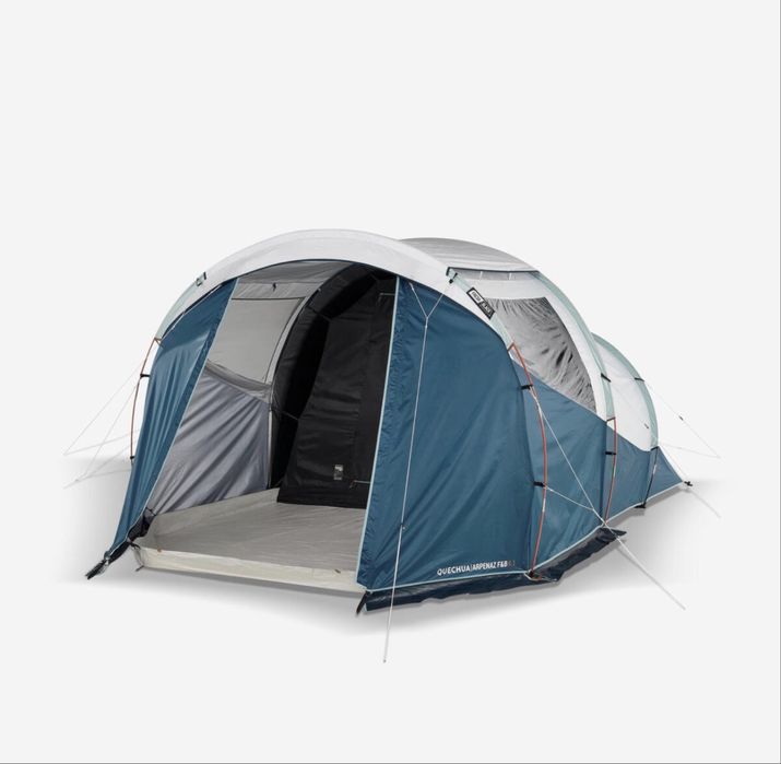 Кемпінговий намет Quechua Arpenaz 4.1 Fresh & Black, палатка туристичн