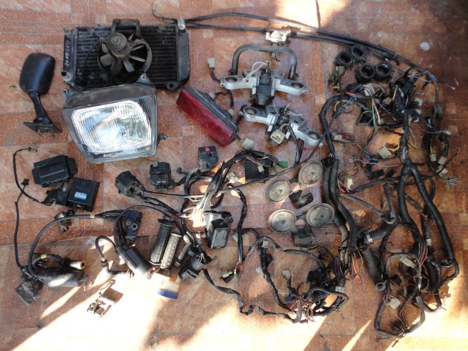 kawasaki gpz 600 gpx мозги замок пульты катушки патрубки трос проводка