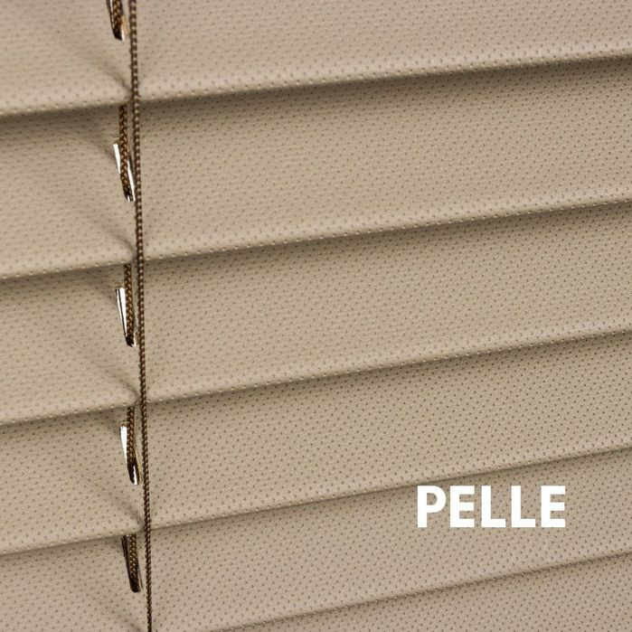Жалюзі преміум. Жалюзі шкіра. Premium leather blinds.