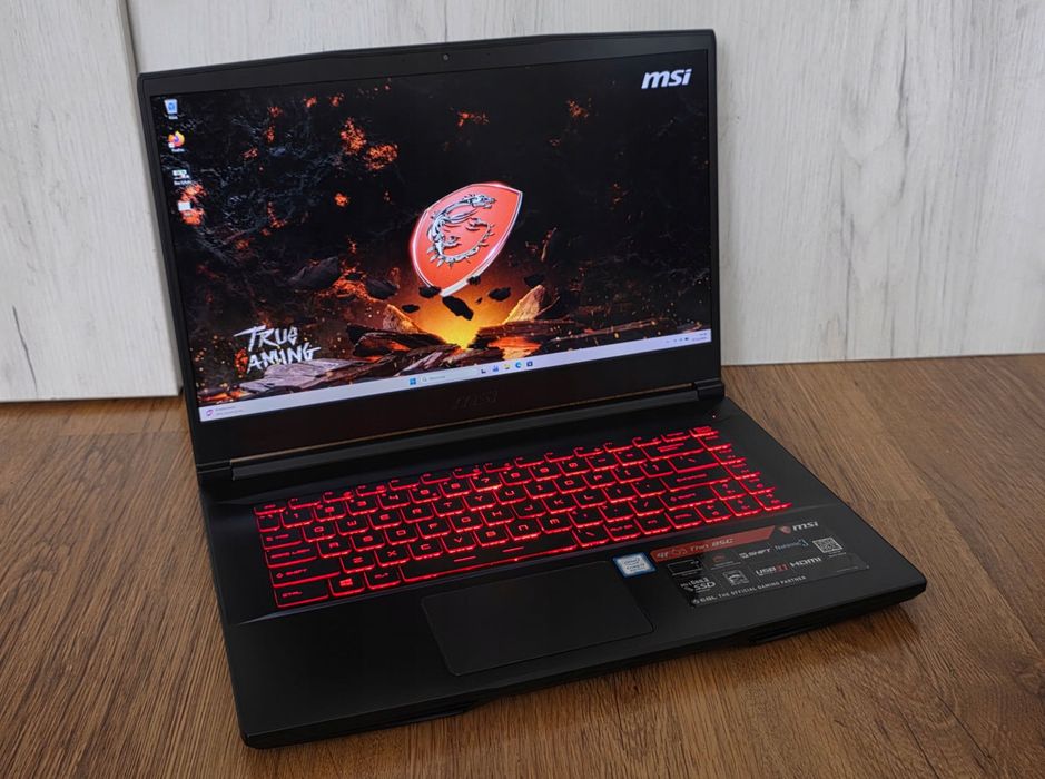 MSI GF63 Thin 8SC i7 8gen GTX 1650 - 4Gb / 8GB RAM