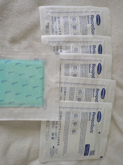 Opatrunek RespoSorb silicone 12,5 cmx12,5 cm