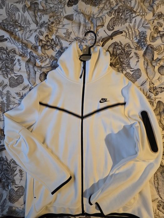 Biały Tech fleece XL