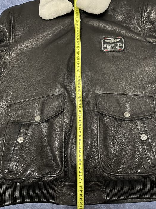 Бомбер  пілот Aeronautica Militare  з натуральноі шкіри з підкладкою