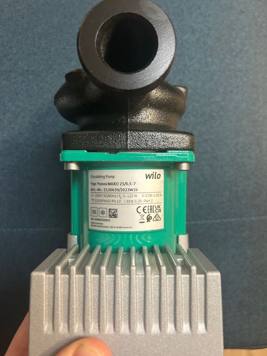 Pompa obiegow NOWA. WILO Yonos MAXO 25/0,5-7 PN10